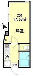 グレース練馬桜台 1Kの間取図画像