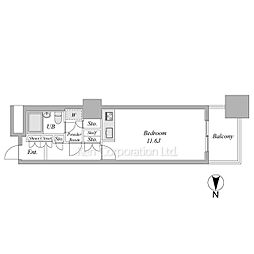 間取図画像 ワンルーム