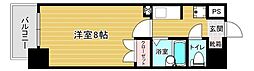 リファレンス駅南 1Kの間取図画像