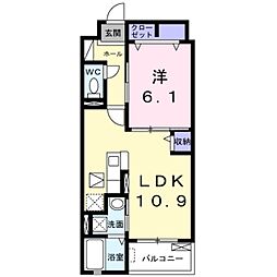 BELLAVITA 1LDKの間取図画像