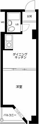 インペリアル赤坂フォラム 1DKの間取図画像