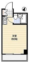 エトワール目白台 ワンルームの間取図画像