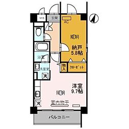 Osaka Metro今里筋線 だいどう豊里駅 徒歩7分の賃貸マンション 1階ワンルームの間取り