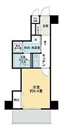 ルミネ浅草 5階1Kの間取り