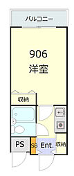 ライオンズマンション御徒町第3 1Kの間取図画像