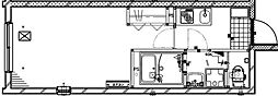 THEHOUSE北千束 1Kの間取図画像