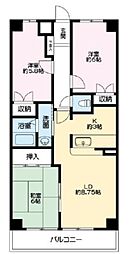 アクロプレステージ 3LDKの間取図画像