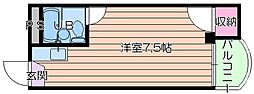 FDS内代 ワンルームの間取図画像