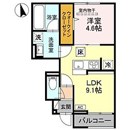 間取図画像 1LDK