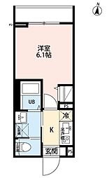 DolceVita小岩(ドルチェヴィータコイワ) 1Kの間取図画像