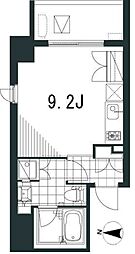 ラティエラ文京音羽 10階ワンルームの間取り