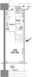 パークハビオ西新宿 1Kの間取図画像