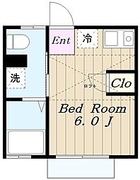 ルーチェ向ケ丘遊園 ワンルームの間取図画像