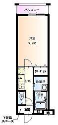 Osaka Metro今里筋線 鴫野駅 徒歩9分の賃貸アパート 3階1Kの間取り