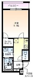 フジパレス尼崎ガーデン5番館 1Kの間取図画像