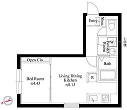 間取図画像 1LDK