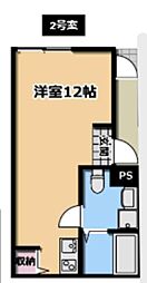 仮)クレール・アブニール立川 ワンルームの間取図画像