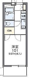 レオパレスサンヴィレッジ20 1Kの間取図画像