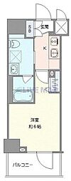 ステージグランデ相模原 1Kの間取図画像