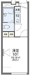 レオパレス菖苑 1Kの間取図画像