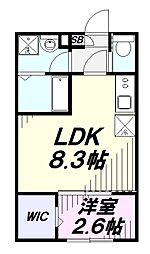 間取図画像 1LDK