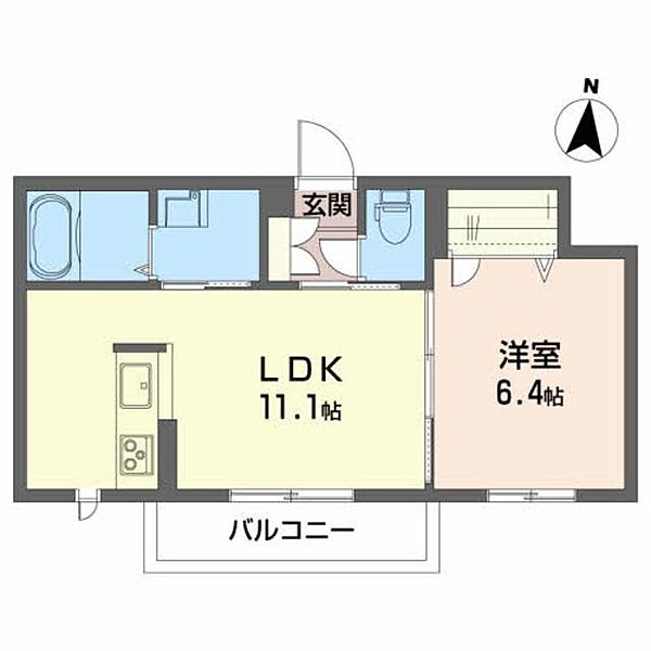 同じ建物の物件間取り写真 - ID:207001173804