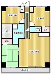 RAFFINE壹番館 3階3LDKの間取り