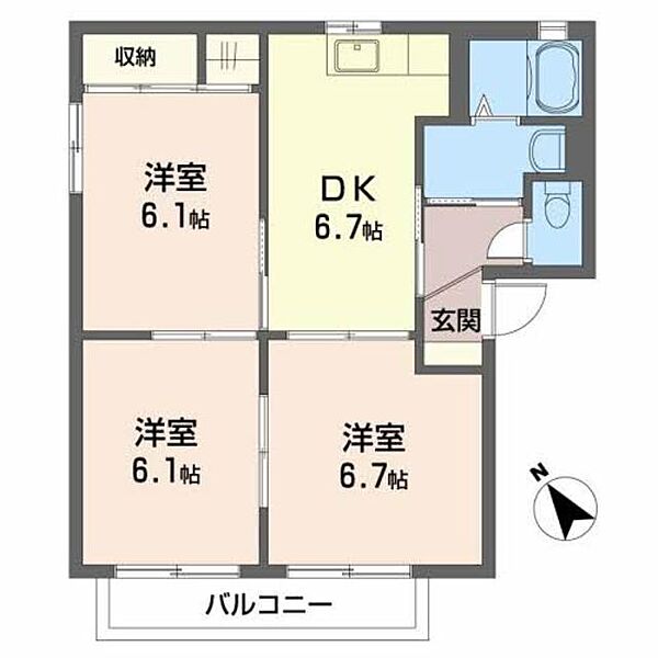 同じ建物の物件間取り写真 - ID:228048330504