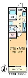 間取図画像 1K