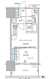 江東区大島4丁目マンション 1DKの間取図画像