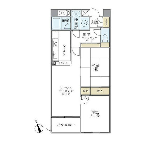 同じ建物の物件間取り写真 - ID:214054991963