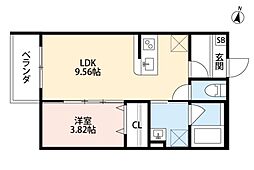間取図画像 1LDK