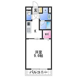 南海和歌山港線 和歌山市駅 徒歩4分の賃貸マンション 5階1Kの間取り