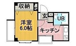 間取図画像 1K