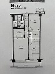 ゴールドファイブ幸 2LDKの間取図画像