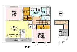 グラシア 2LDKの間取図画像
