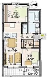 ルミナージュ 2LDKの間取図画像