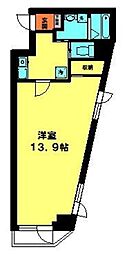 アウローラ 1Kの間取図画像