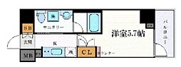 CREVISTA横浜関内 1Kの間取図画像