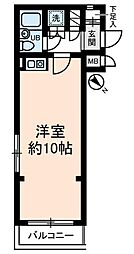 ダイホープラザ大塚 ワンルームの間取図画像
