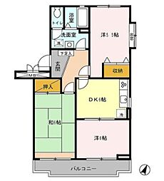 サンルミエール 3DKの間取図画像