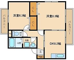 コンクオーレ香ヶ丘Ａ棟 2階