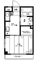 ComodoVita 1DKの間取図画像