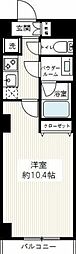 スカイコート浮間ガーデン 1Kの間取図画像