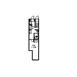 セナリオフォルム五反野 1Kの間取図画像