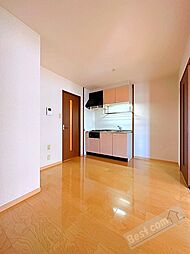 南海高野線 初芝駅 徒歩10分の賃貸アパート 2階1DKのリビング/ダイニング