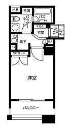 サンクタス吉祥寺ハートランド ワンルームの間取図画像