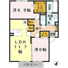 物件の間取り