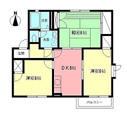 ドミール宮の下B 1階