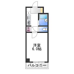 グリンヒルズM.S 1Kの間取図画像